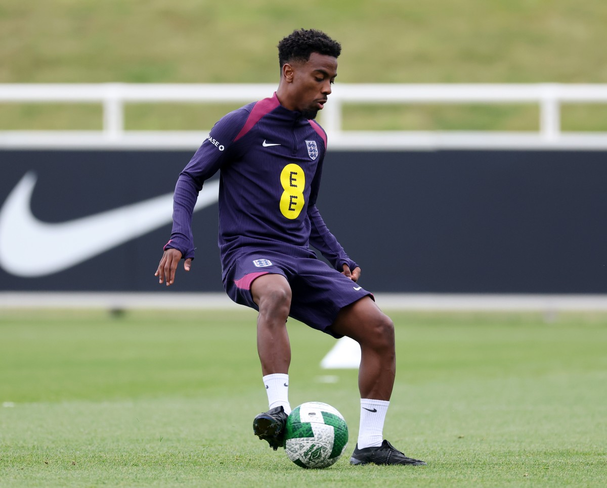 Angel Gomes in English Training