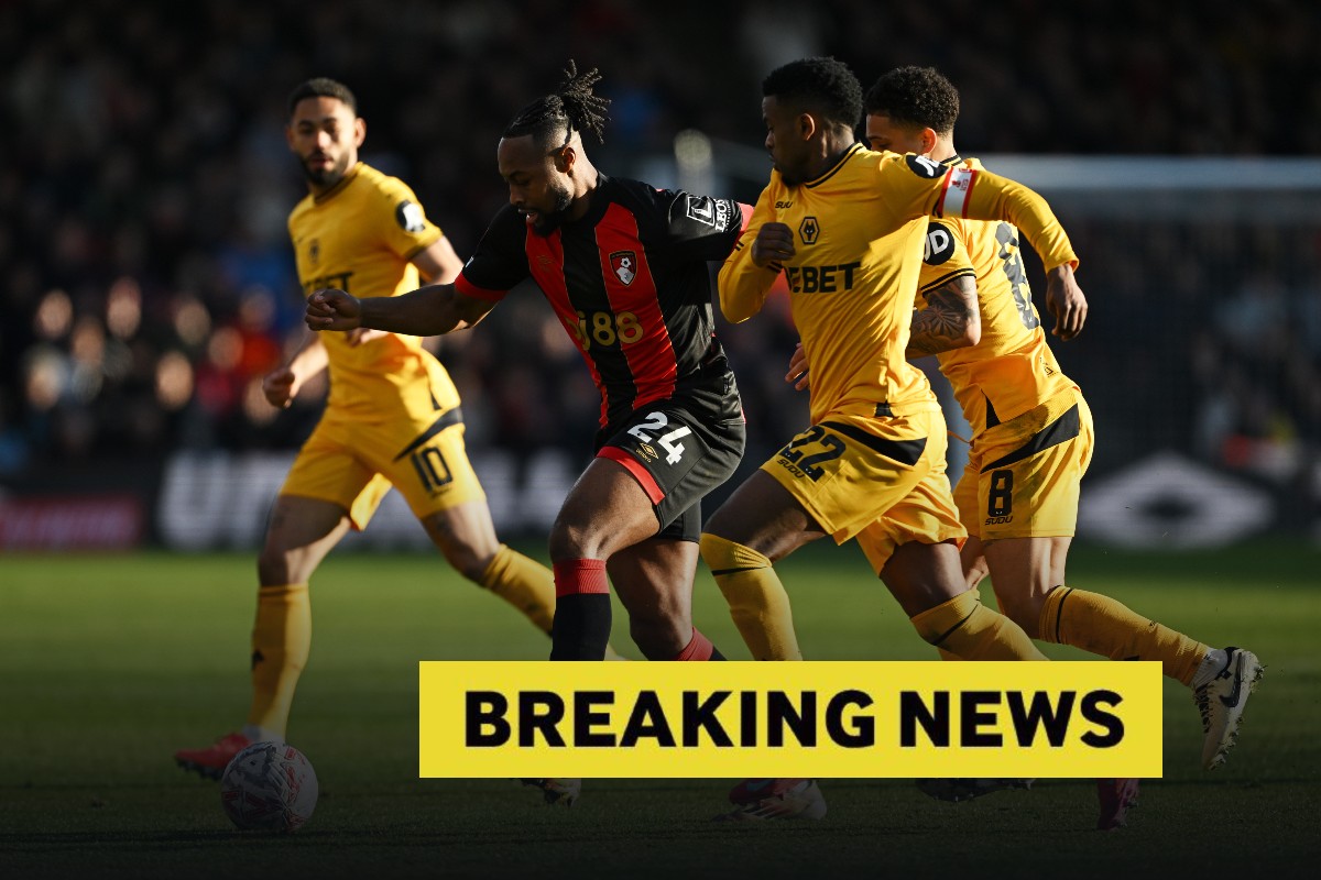 Antoine Semenyo in action for Bournemouth vs Wolves