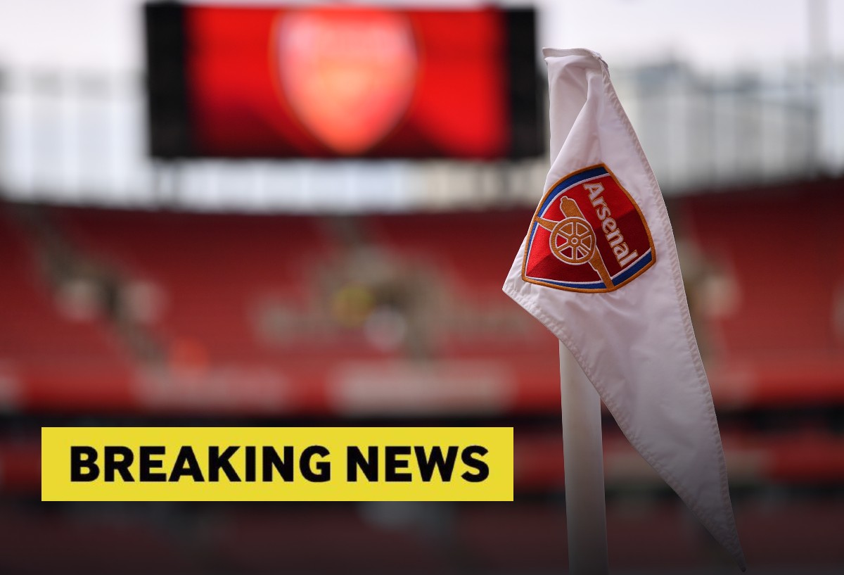 Arsenal corner flag at the Emirates stadium