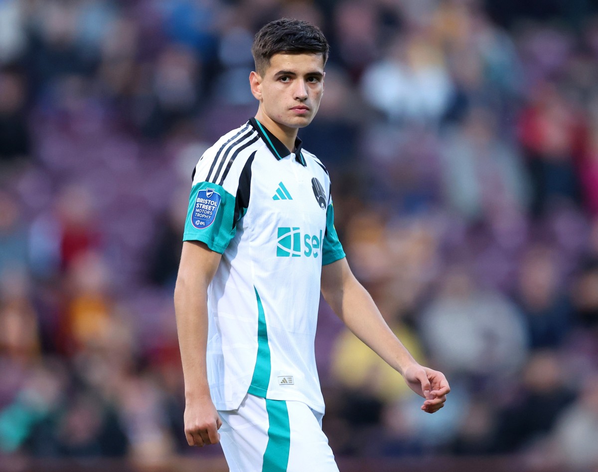 Ben Parkinson in action for Newcastle United