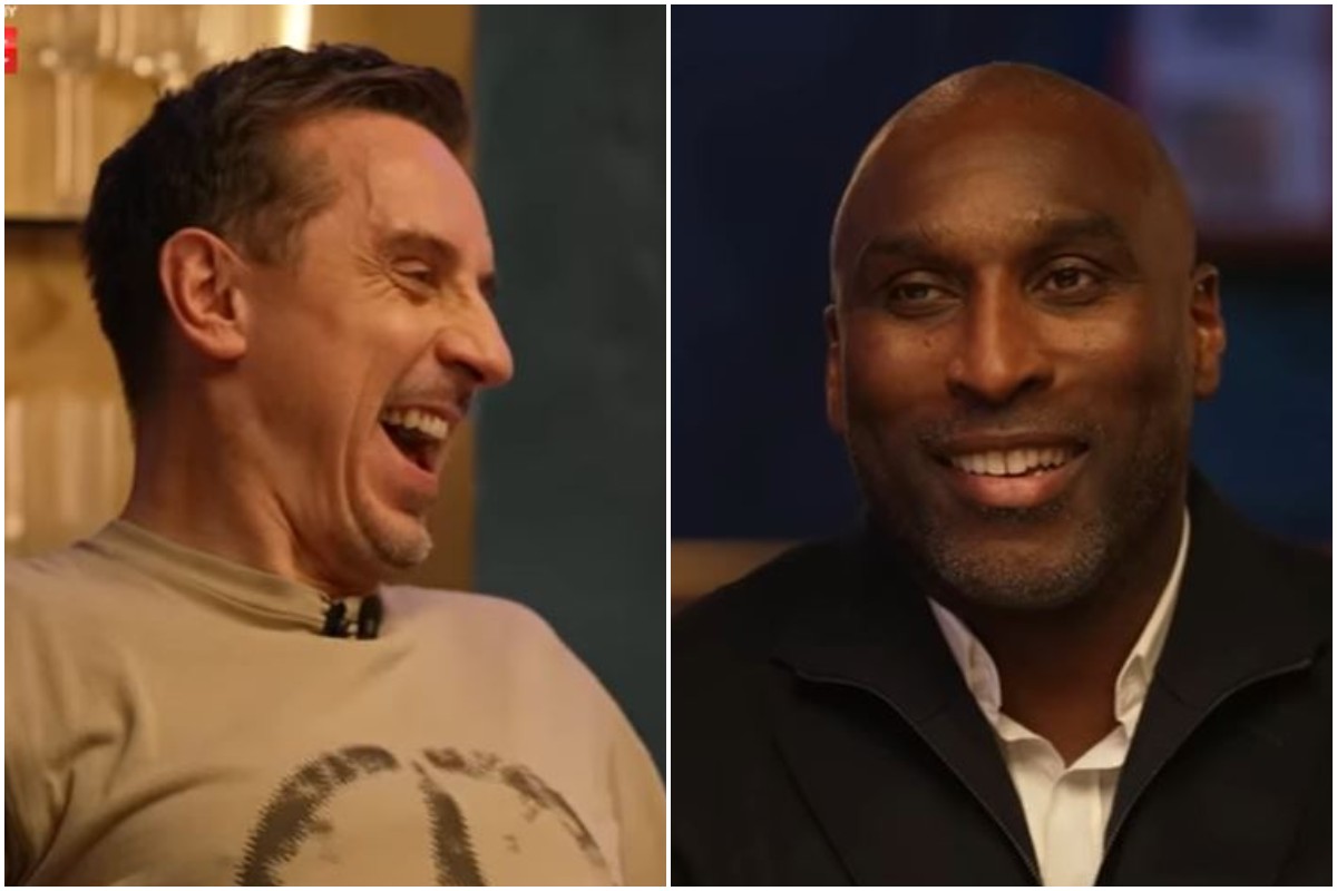 Gary Neville and Sol Campbell