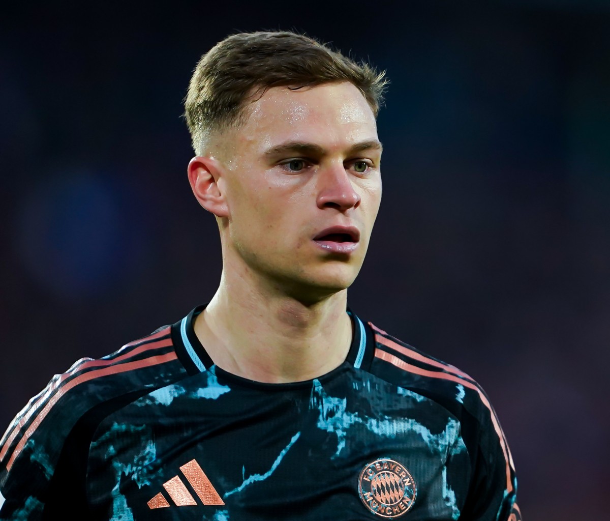 Joshua Kimmich In Action for Bayern Munich against Freiburg