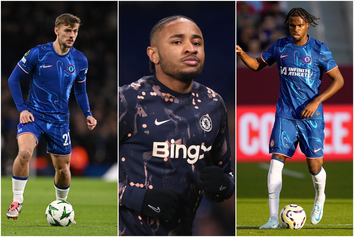 Kiernan Dewsbury-Hall, Christopher Nkunku, and Carney Chukwuemeka