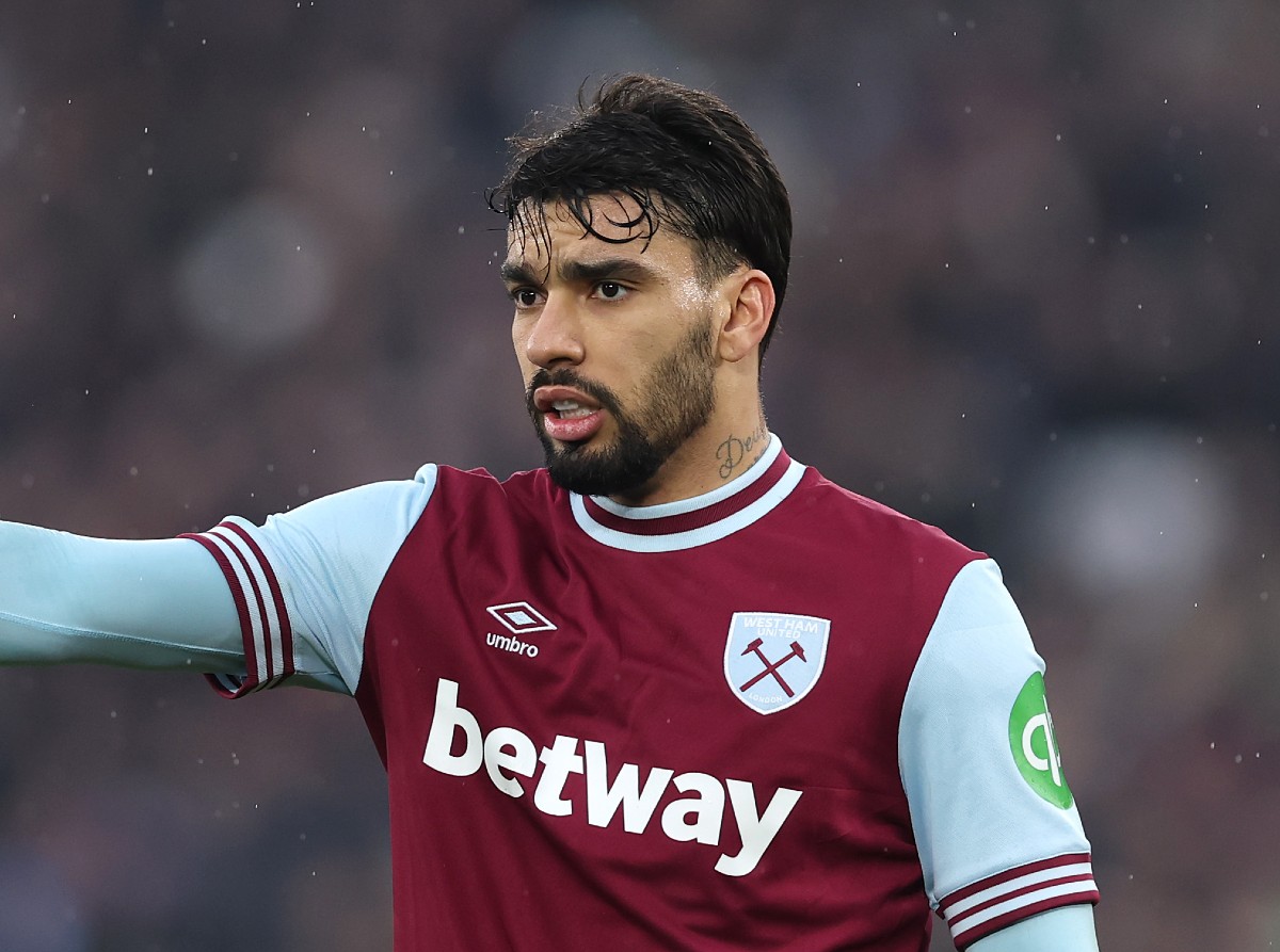 Lucas Paqueta in action for West Ham