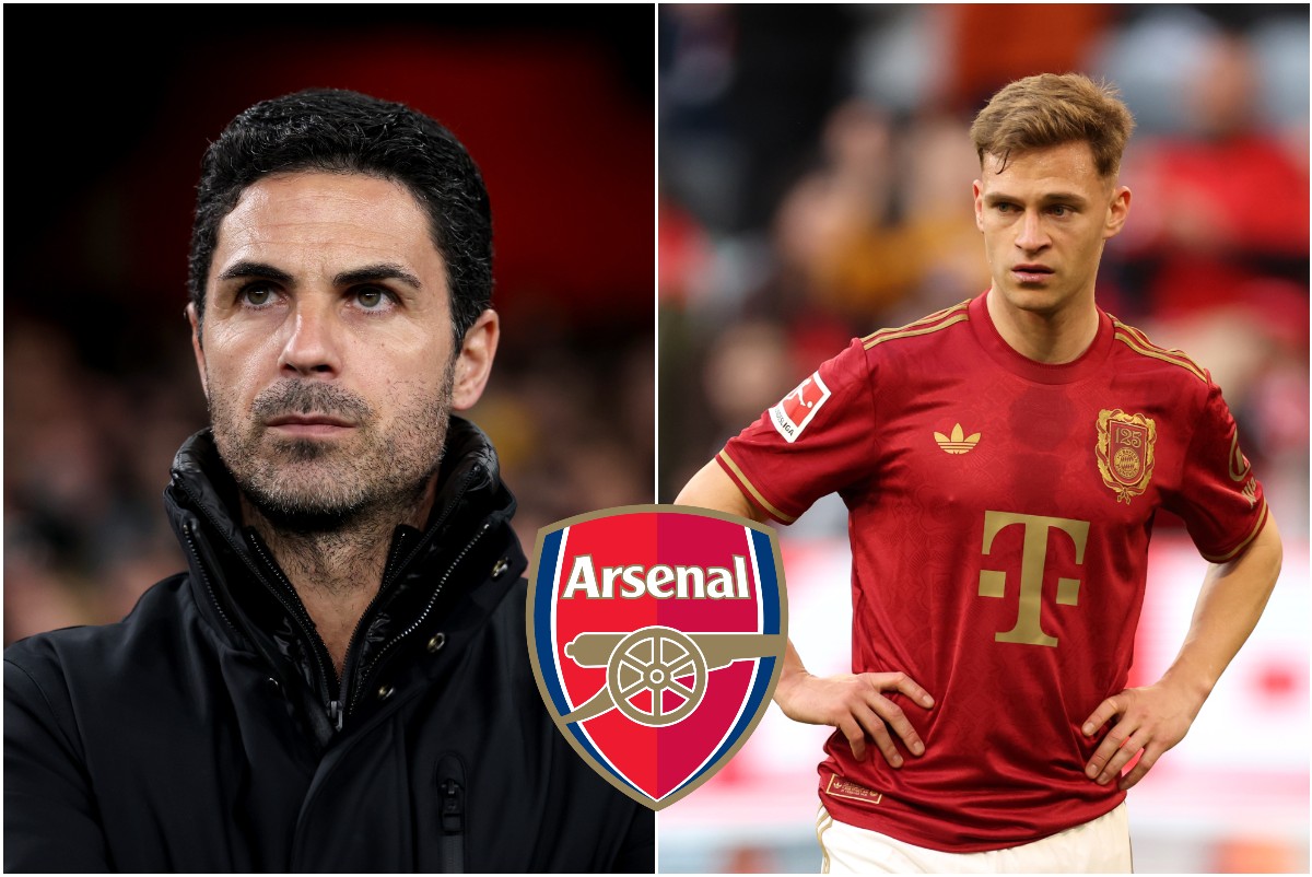 Mikel Arteta and Joshua Kimmich