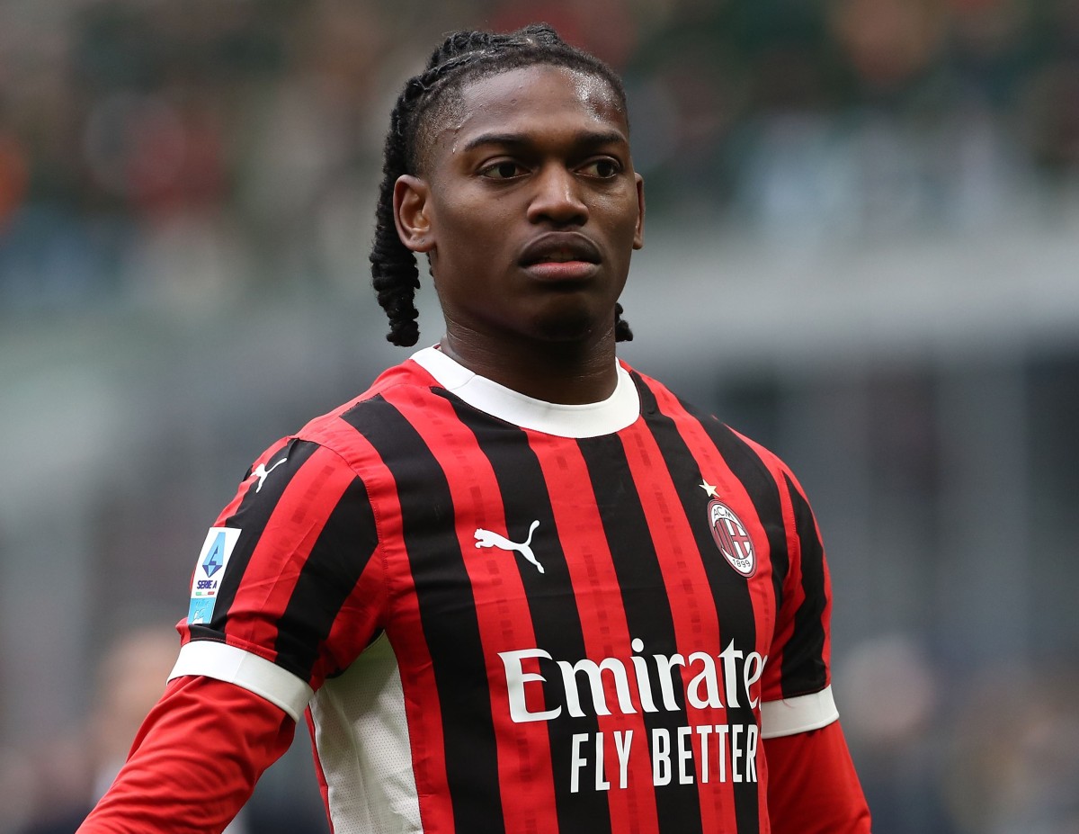 Rafael Leao in action for AC Milan