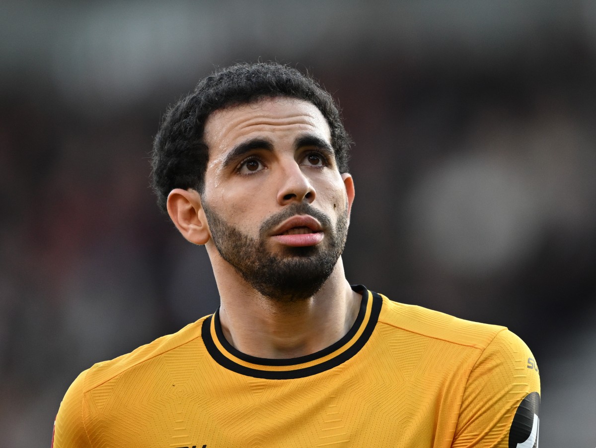 Rayan Ait-Nouri in a state of wolves against Bournemouth