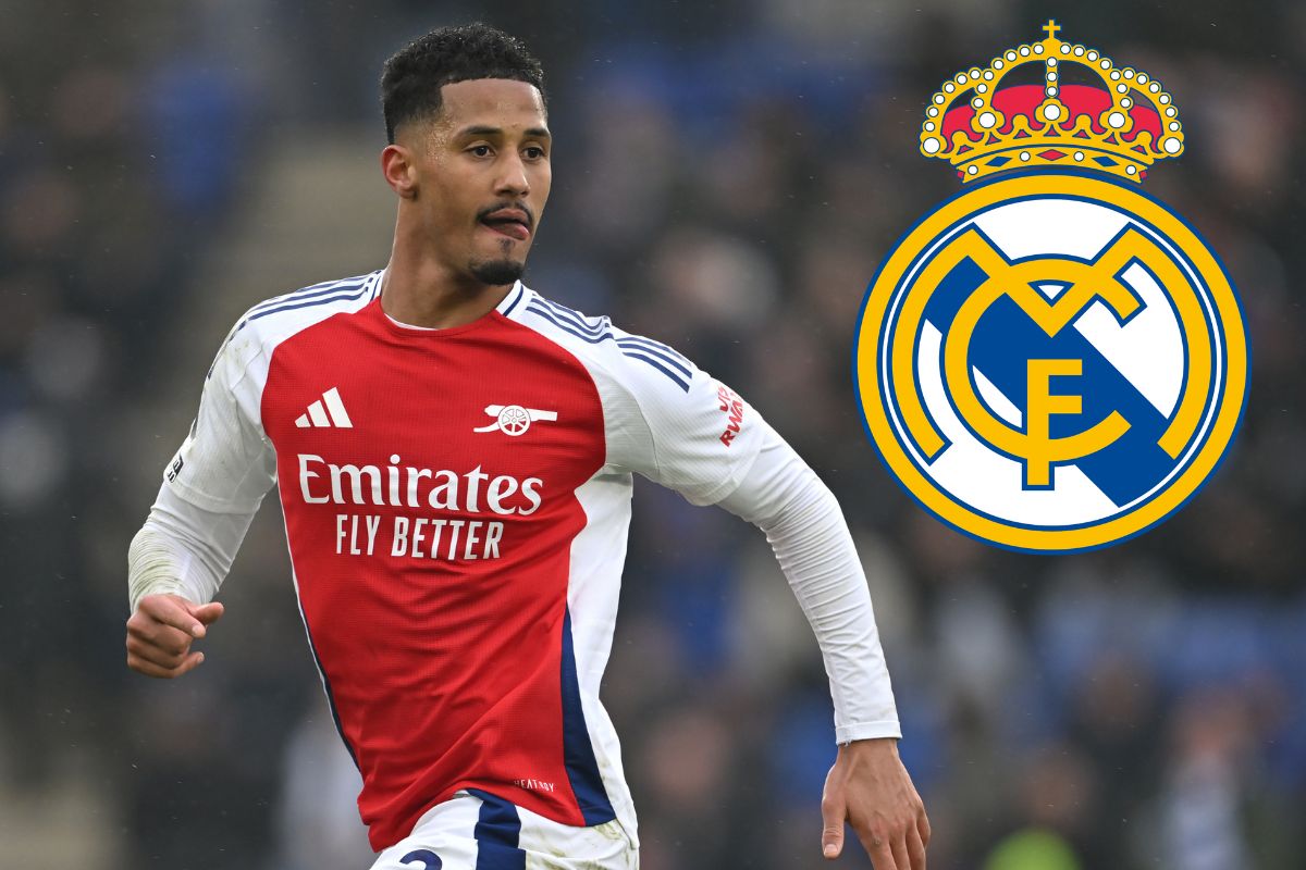 William Saliba Mira: With the badge of Real Madrid attached