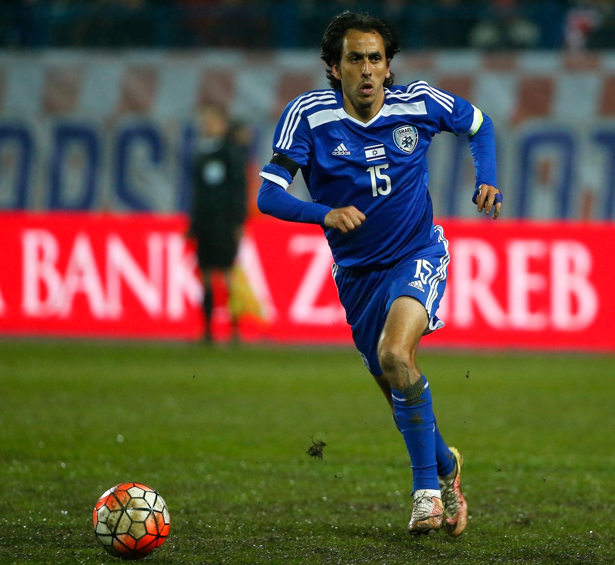 Yossi Benayoun in action for Israel in 2016