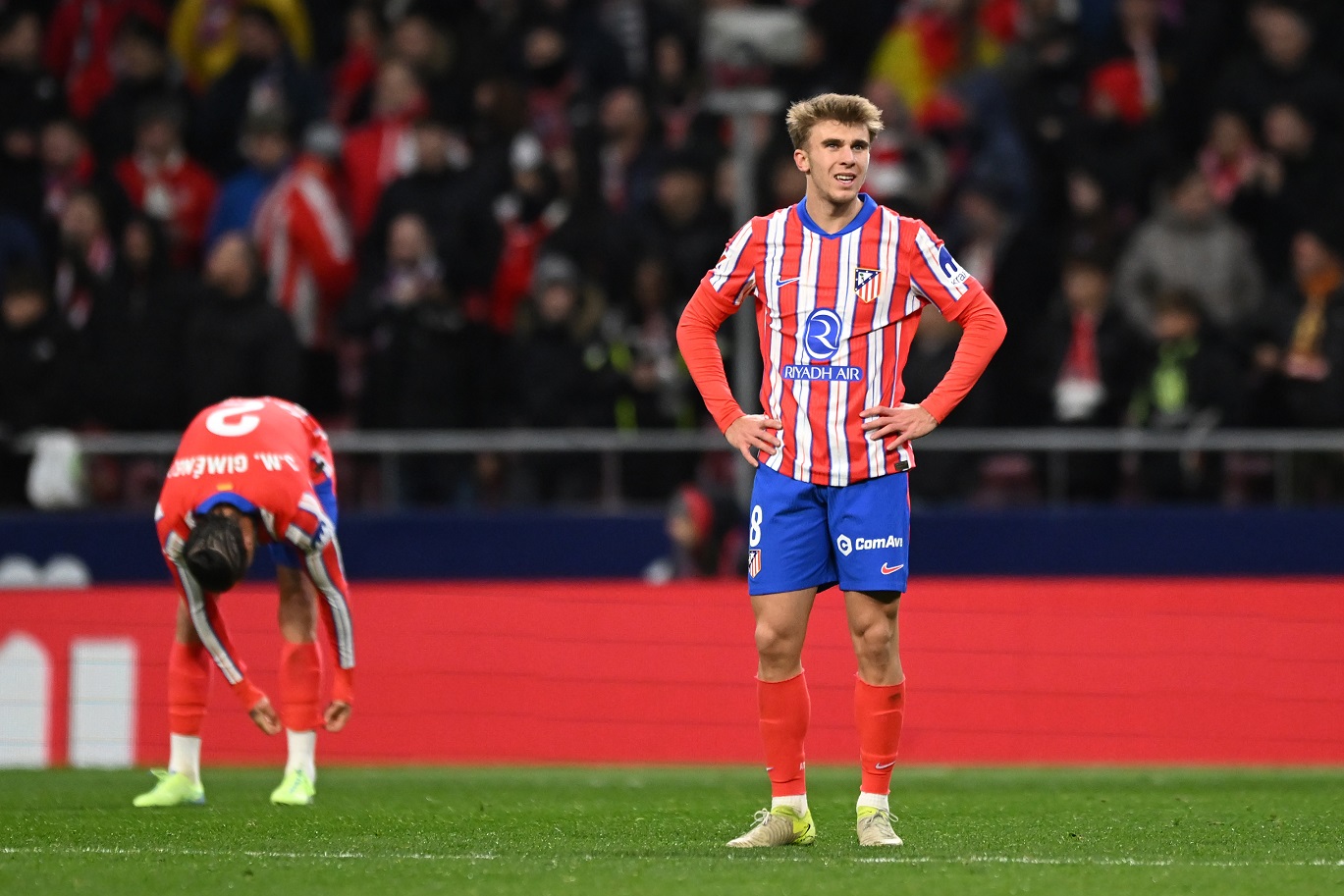 Atletico Madrid midfielder Pablo Barrios