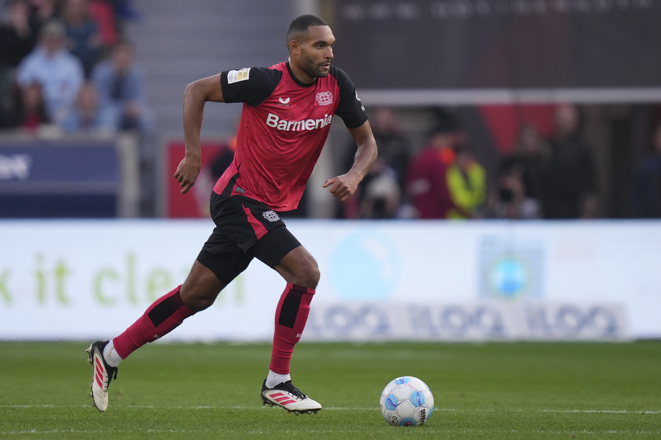 Jonathan Tah in action 