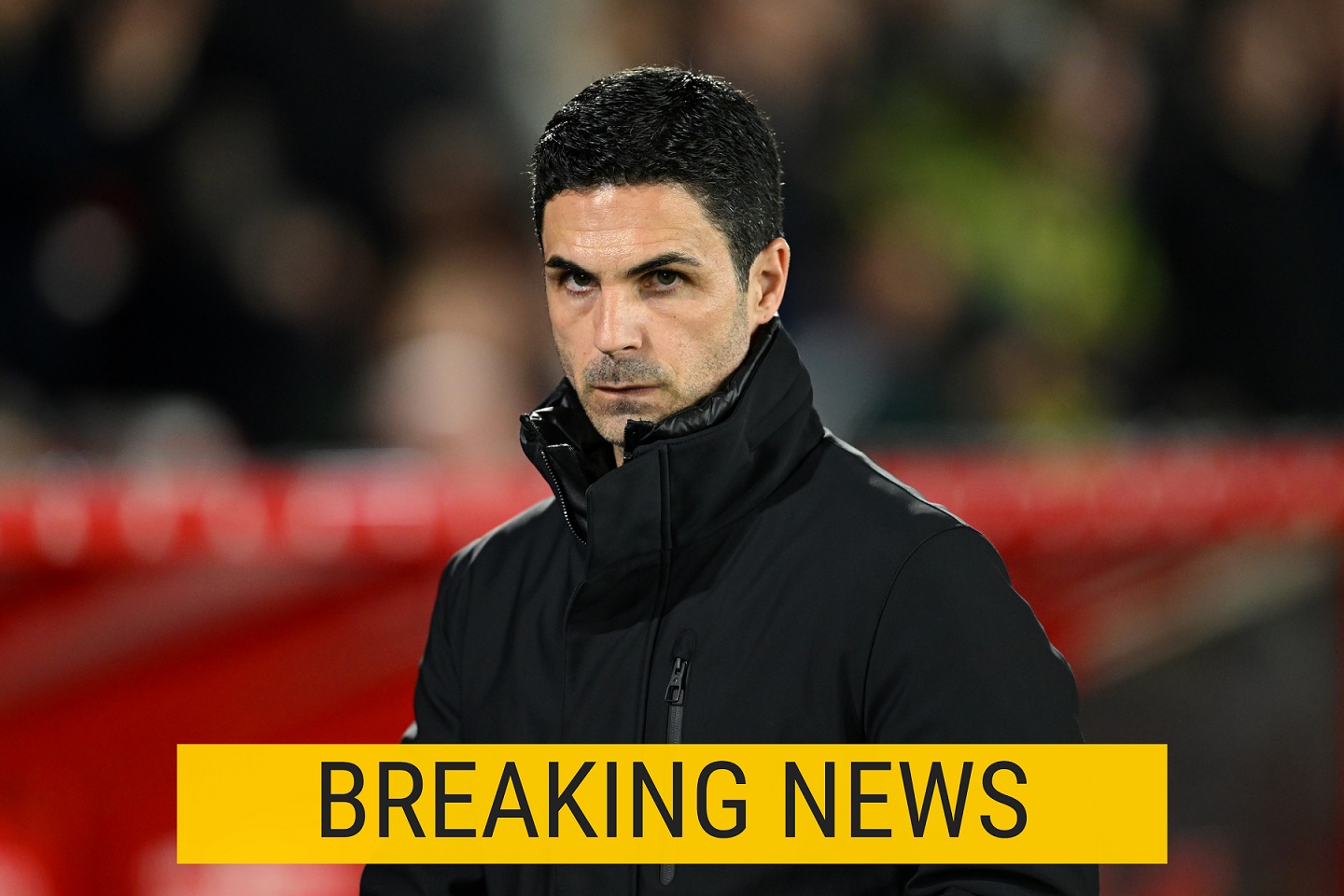 Mikel Arteta breaking news picture