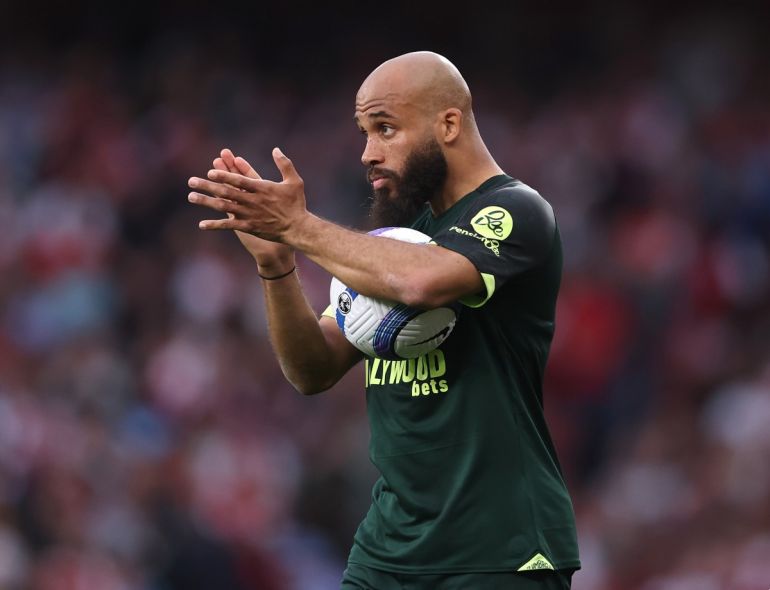 Arsenal On Alert For 50 55m Bryan Mbeumo Transfer Bryan Mbeumo In Action For Brentford Against Arsenal 770x590