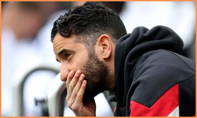 Man United manager Ruben Amorim