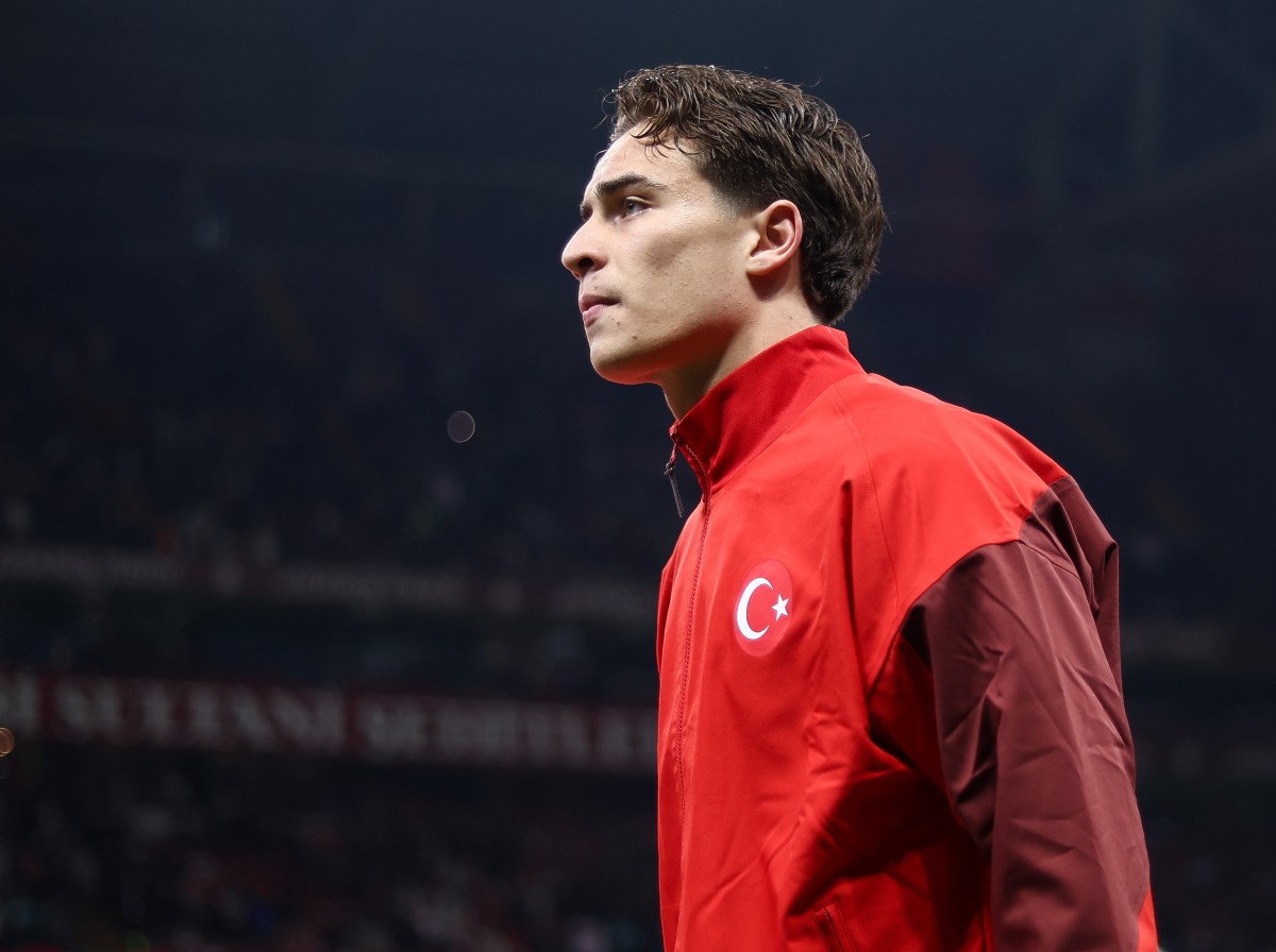 Kenan Yildiz lining up for the Turkish national team