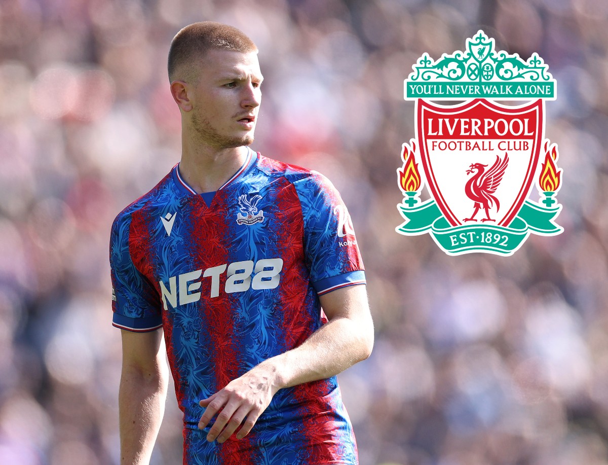 Liverpool target Adam Wharton in action for Crystal Palace