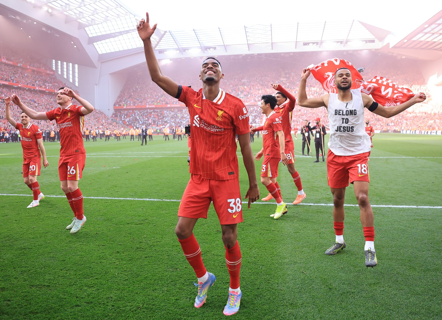 Liverpool midfielder Ryan Gravenberch
