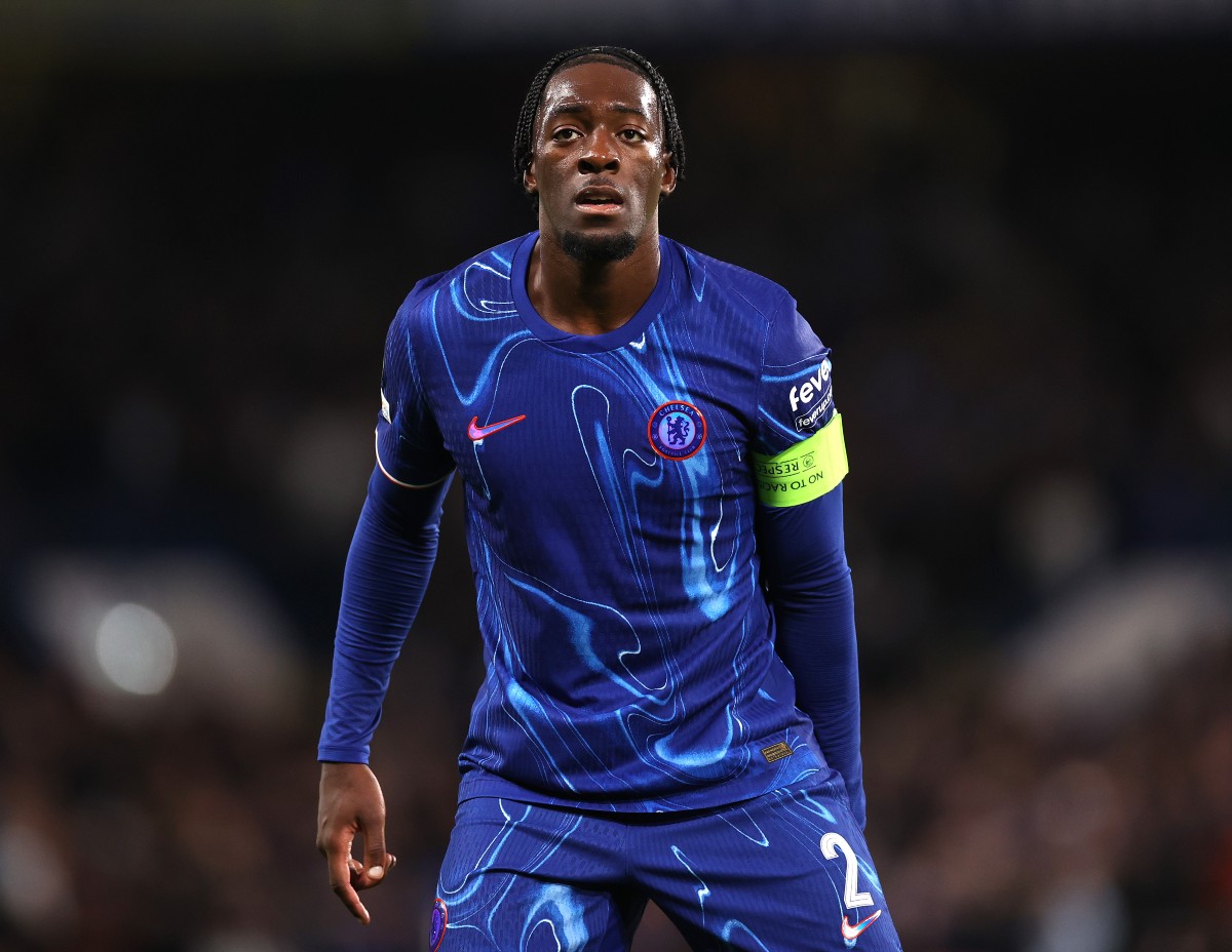 Axel Disasi in action for Chelsea