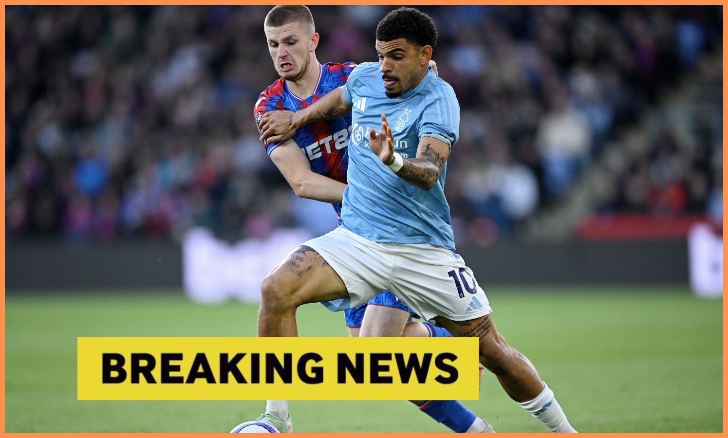 Adam Wharton is moving to the crystal palace against Nottingham Forest