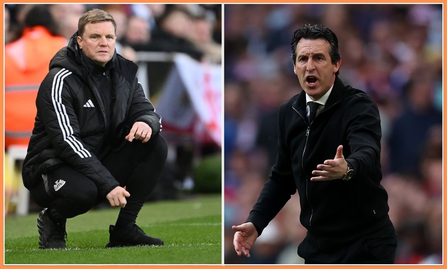 Eddie Howe and Unai Very