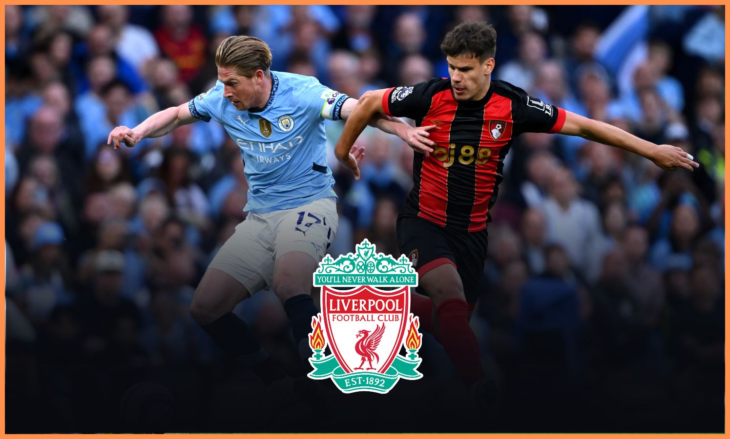 Milos Kerkez and Kevin De Bruyne