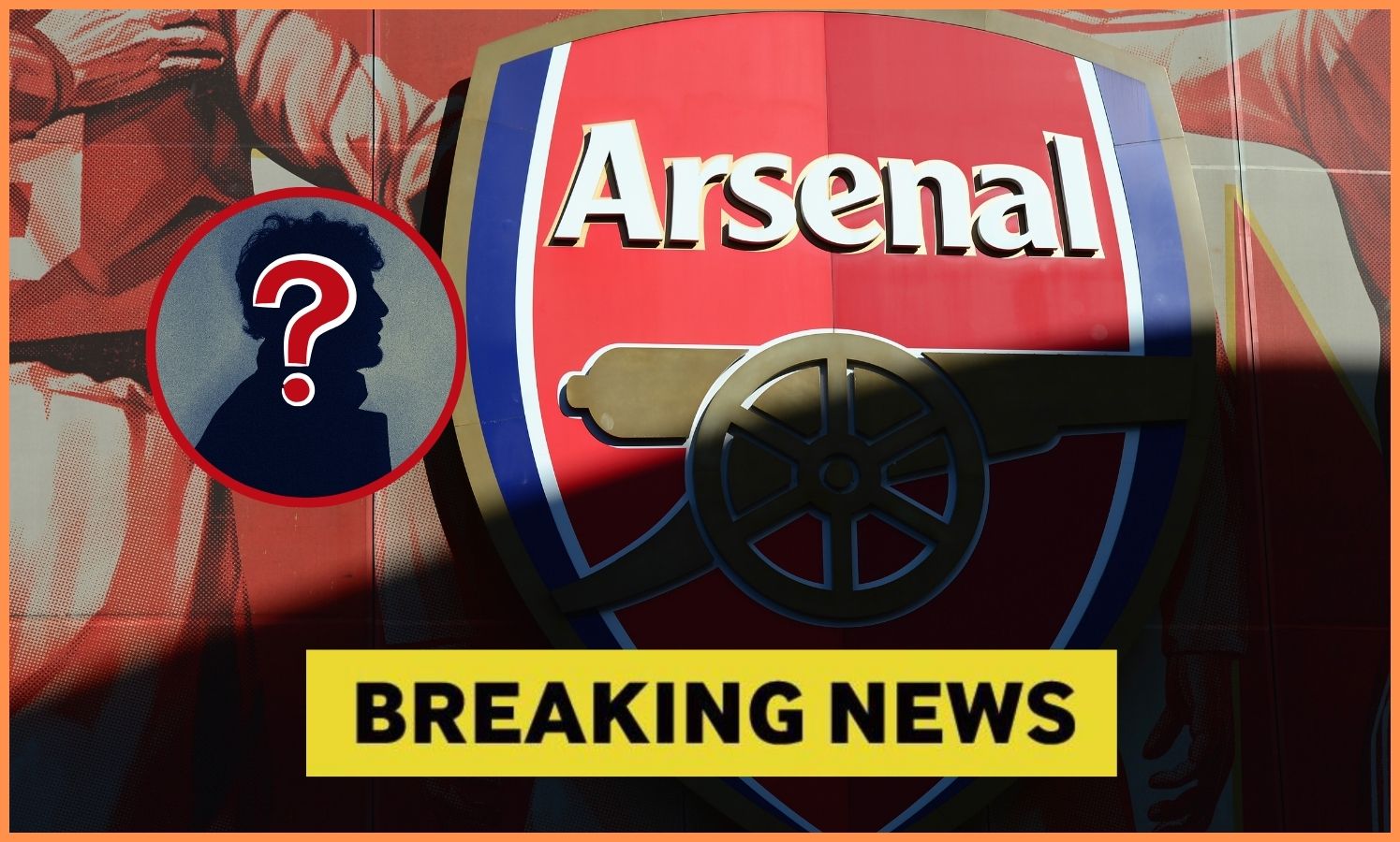 Arsenal FC logo at Emirates Stadium