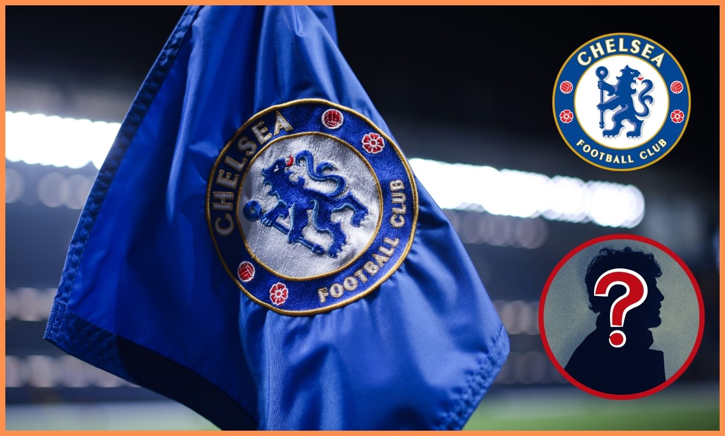 Chelsea flag at Stamford Bridge
