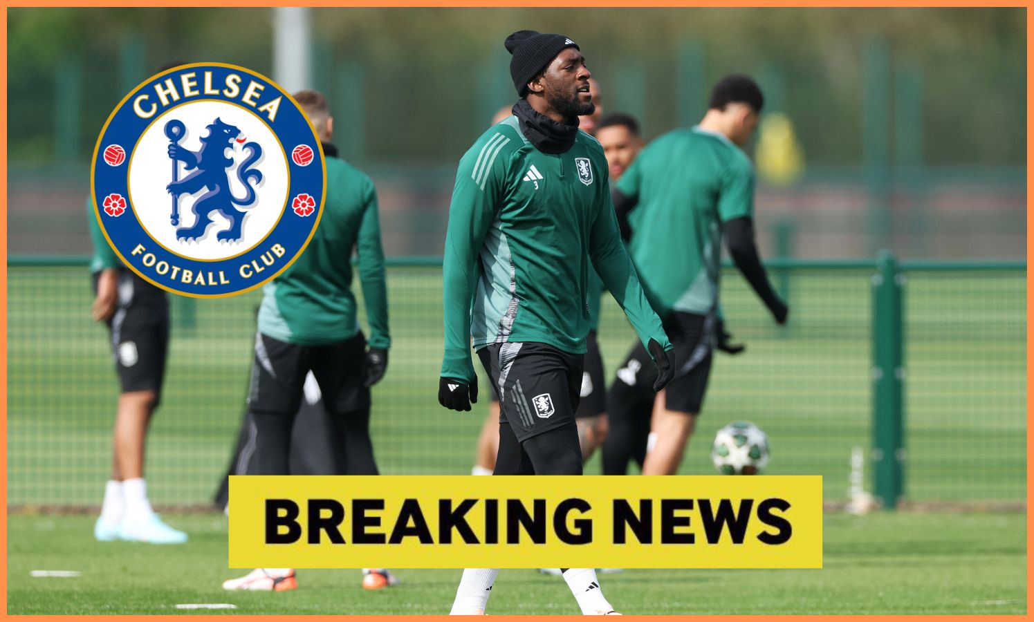 Axel Disasi in Chelsea's training