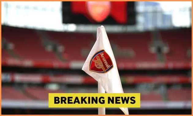 Arsenal flag breaking news