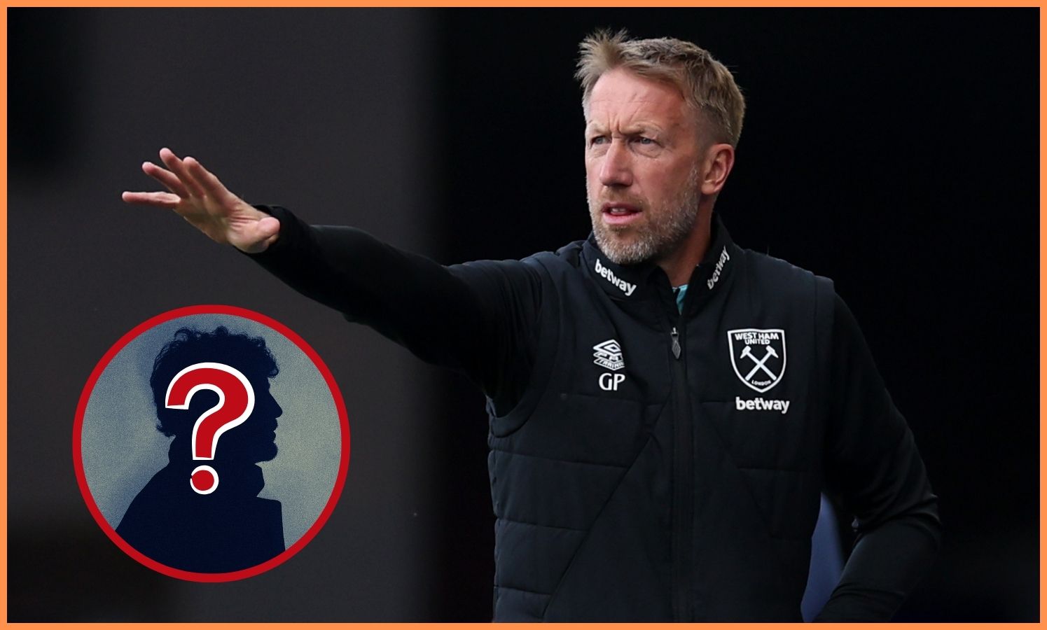 Graham Potter during West Ham vs Ipswich