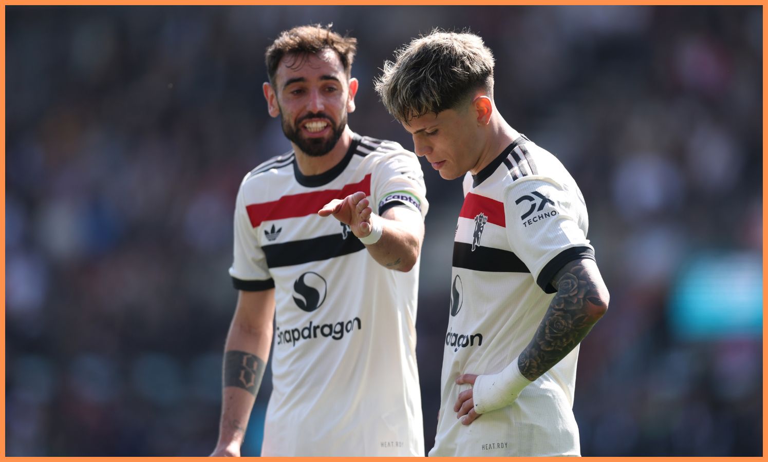 Bruno Fernandes and Alejandro Garnacho