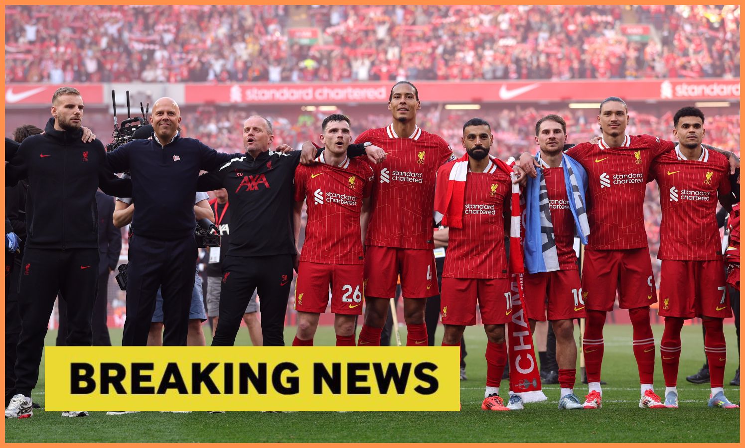 Liverpool players breaking news