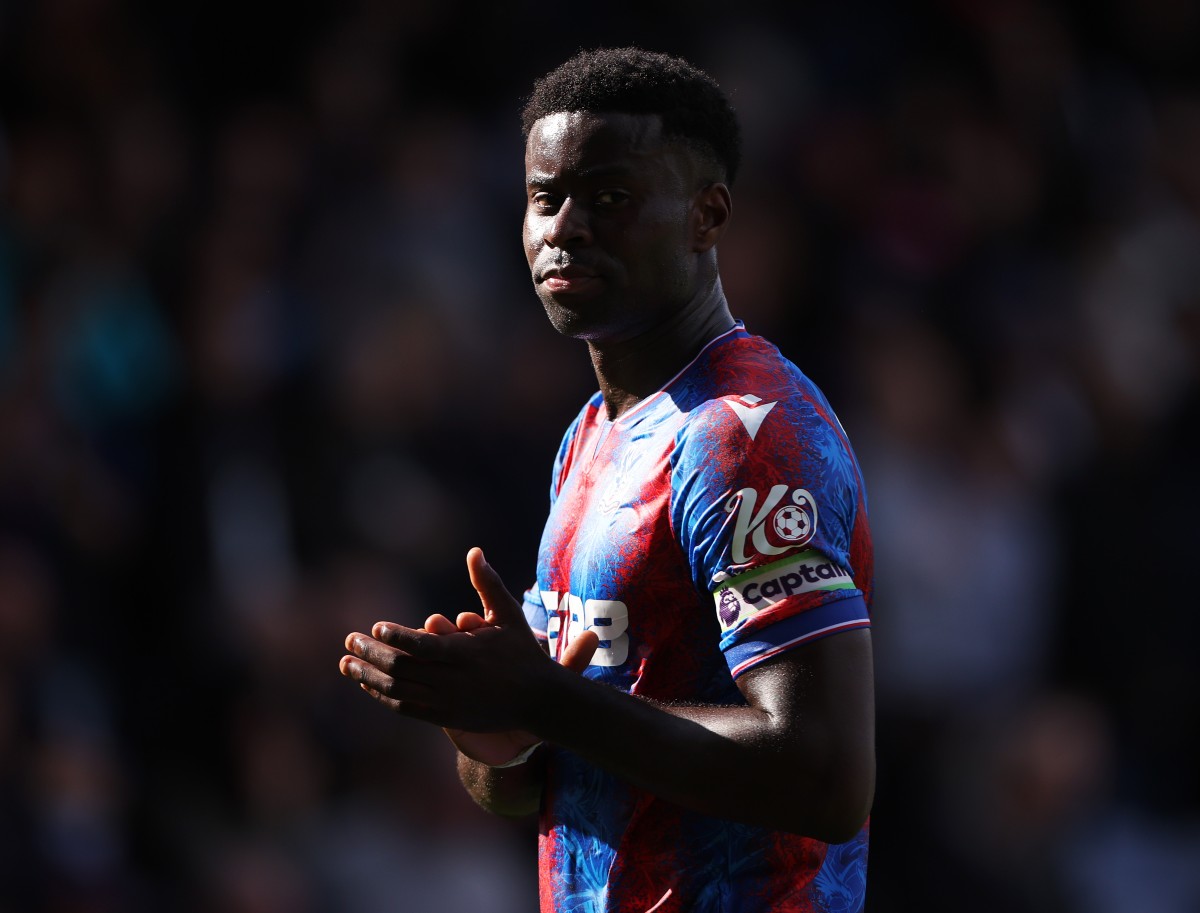 Marc Guehi in action for Crystal Palace FC