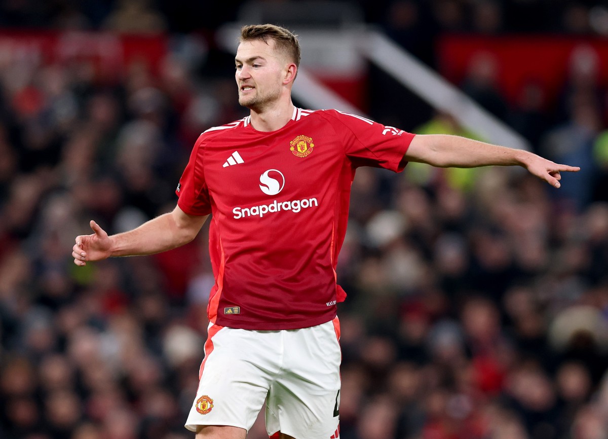 Matthijs de Ligt in action for Manchester United