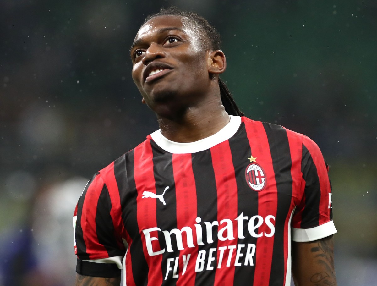 Rafael Leao in action for AC Milan