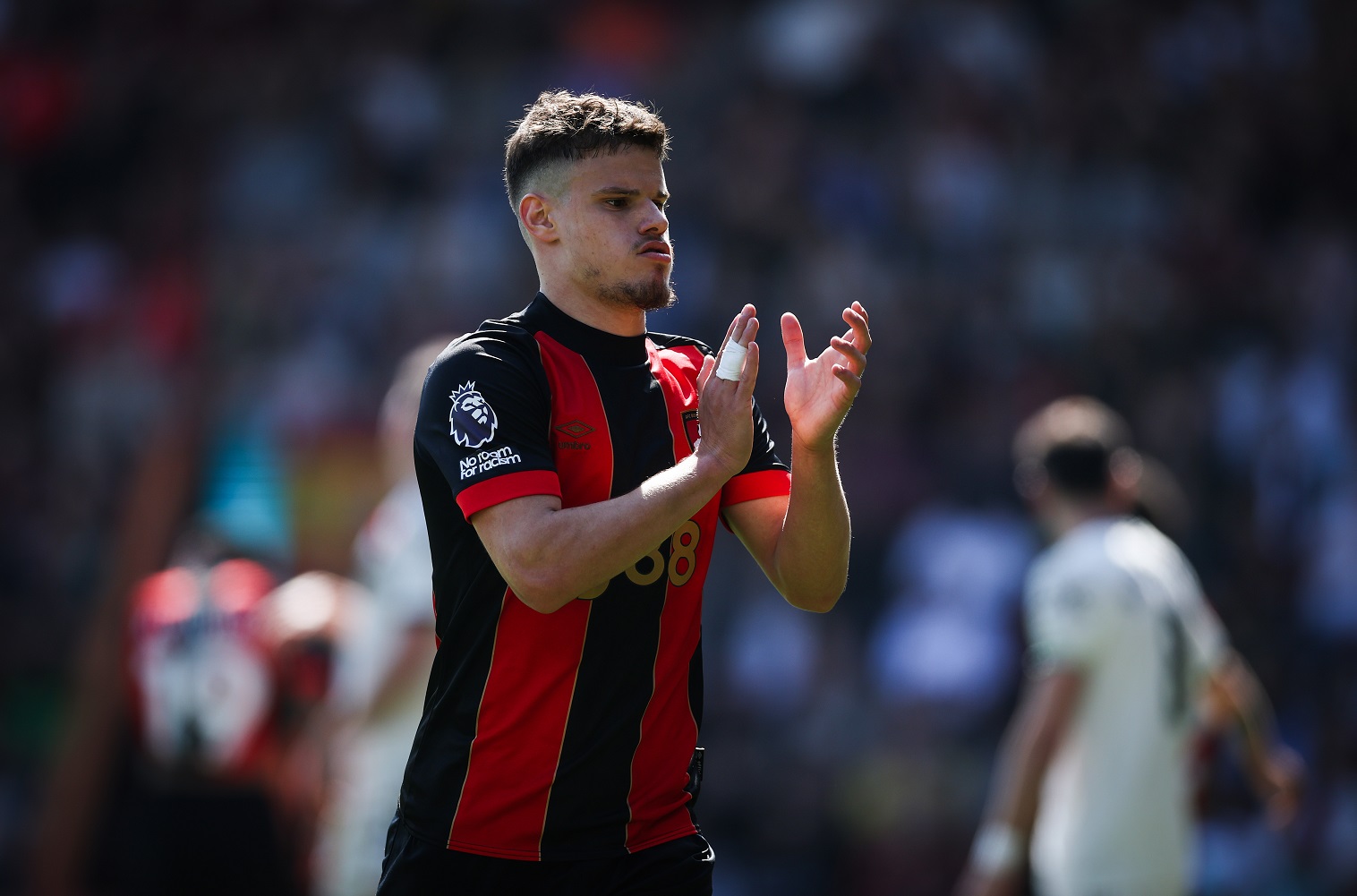 Milos Kerkez in action for Bournemouth