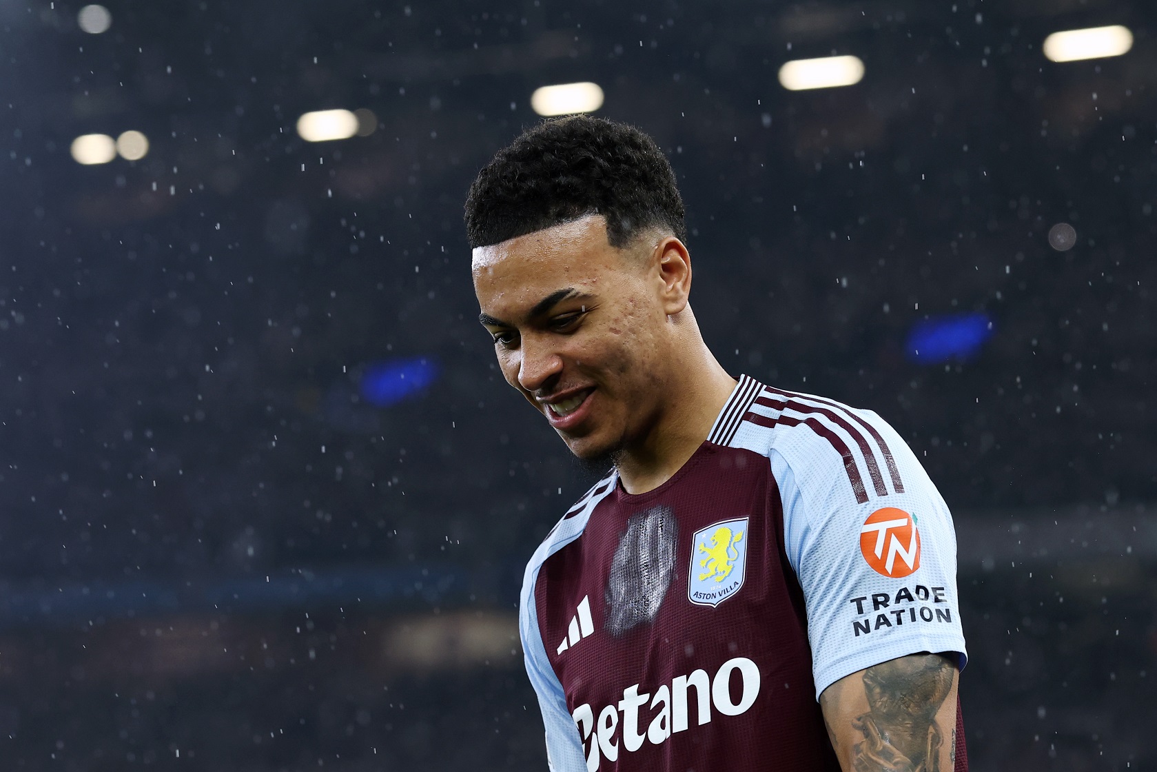 Aston Villa midfielder Morgan Rogers