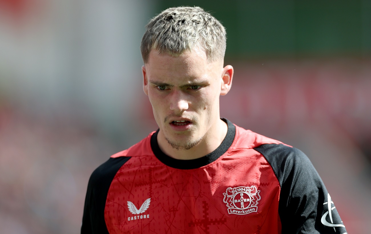 Florian Wirtz in action for Bayer Leverkusen