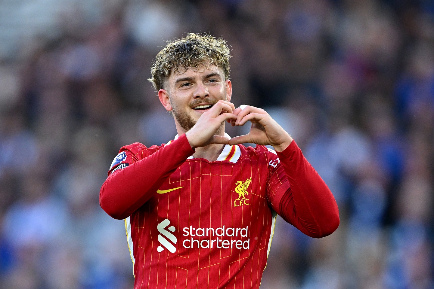 Liverpool midfielder Harvey Elliot