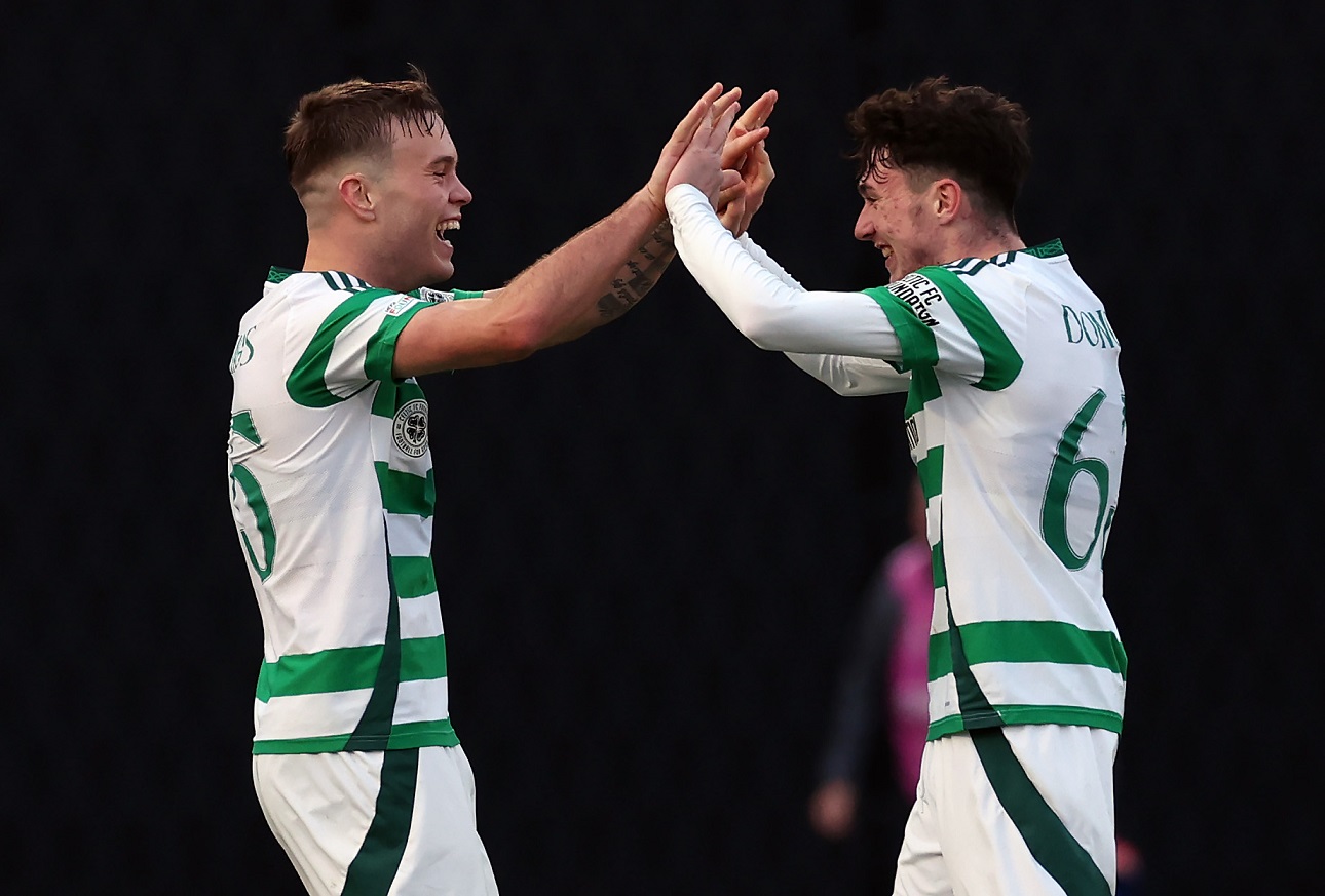 Daniel Cummings in action for Celtic