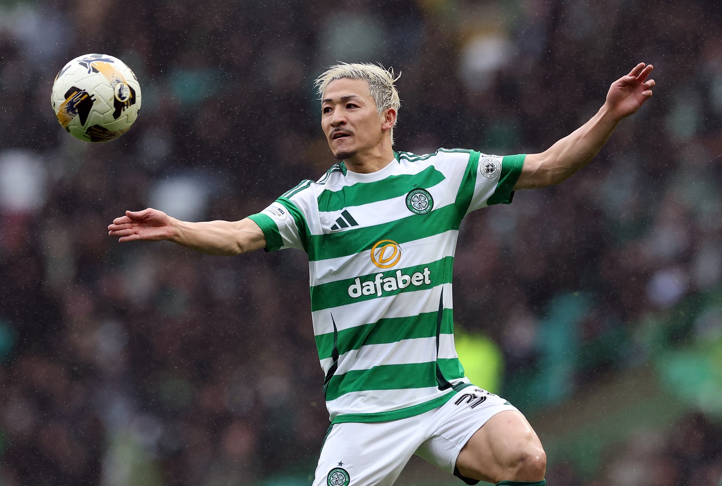 Daizen Maeda in action for Celtic