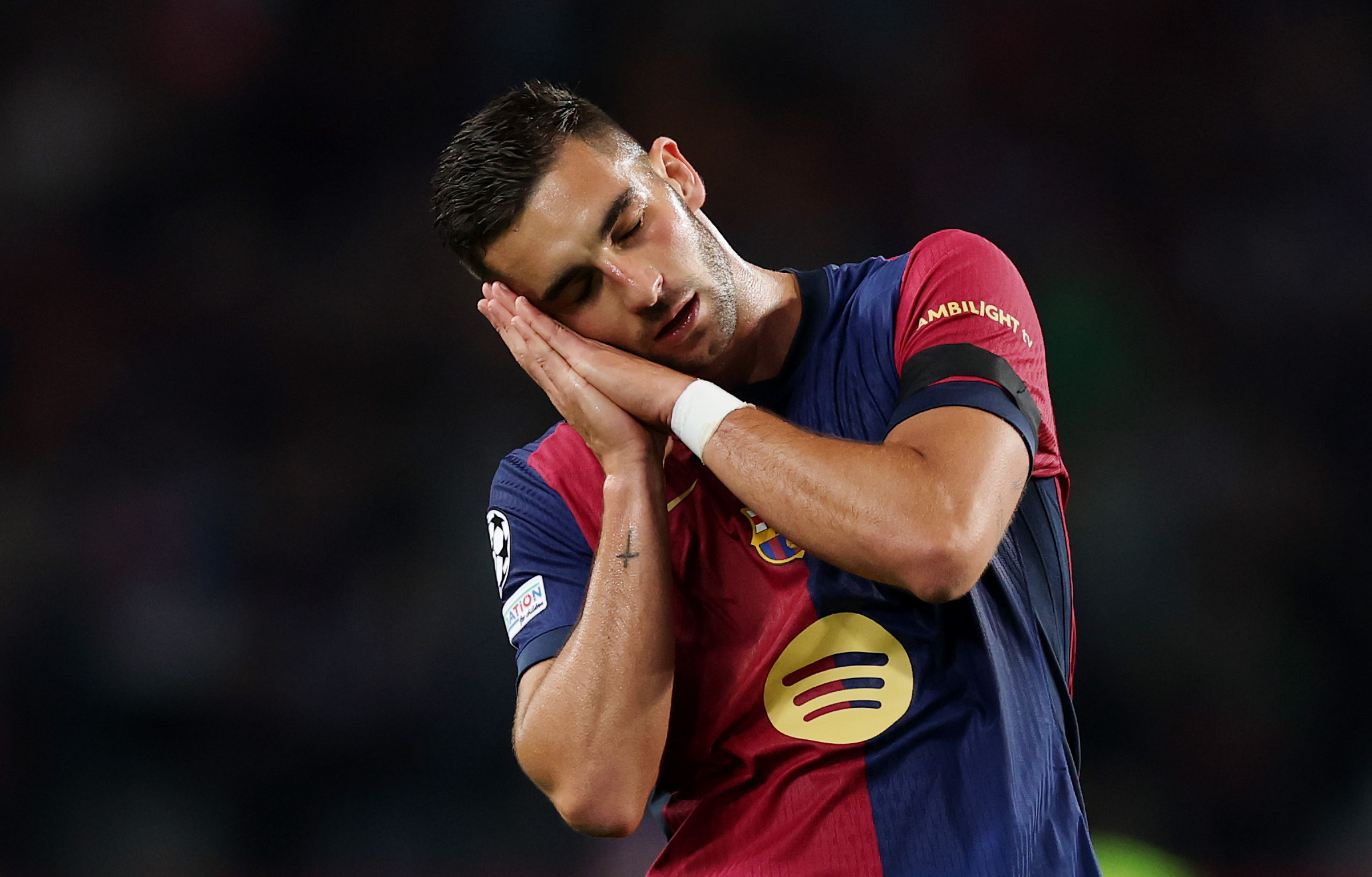 Ferran Torres in action for Barcelona