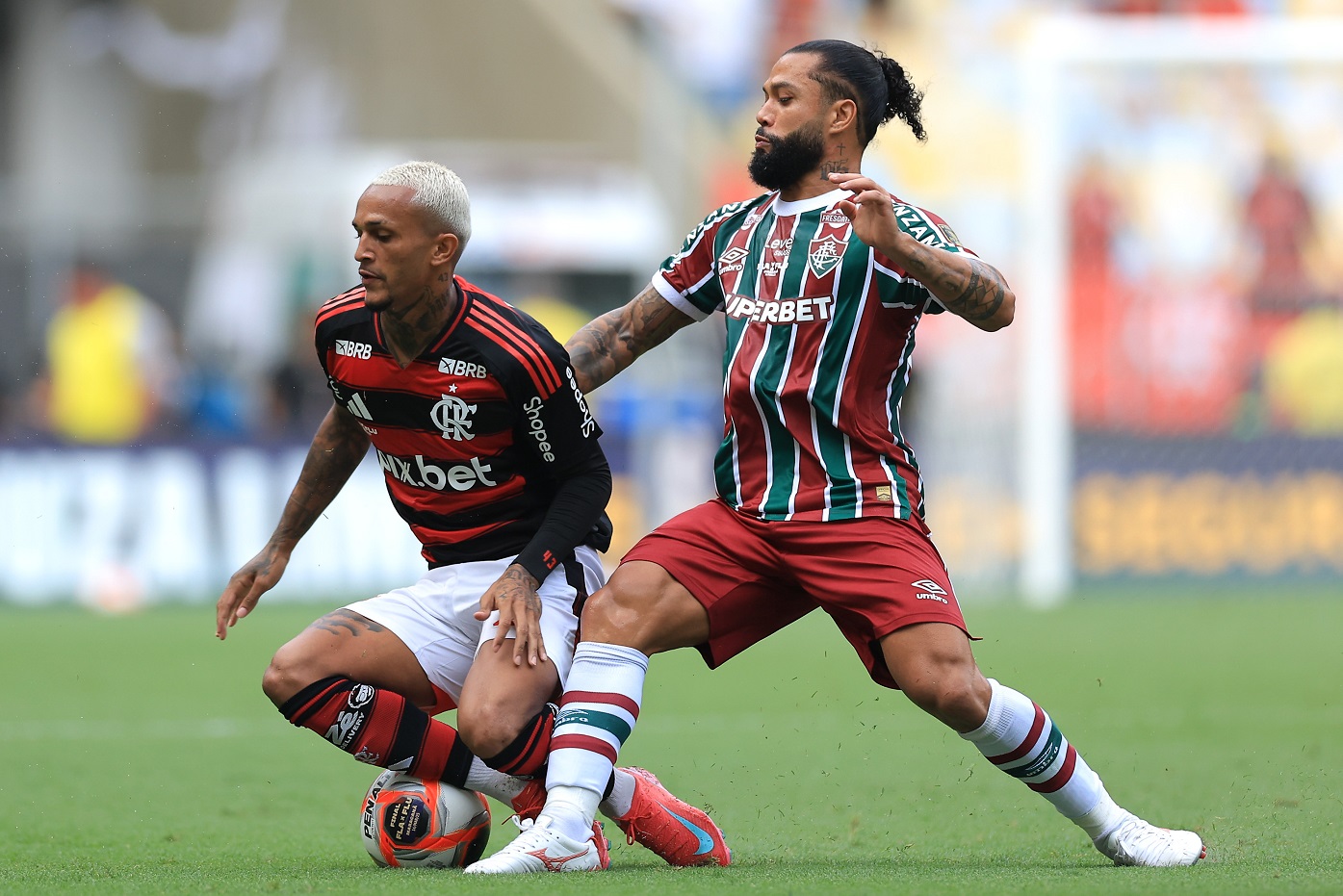 Wesley in action for Flamengo