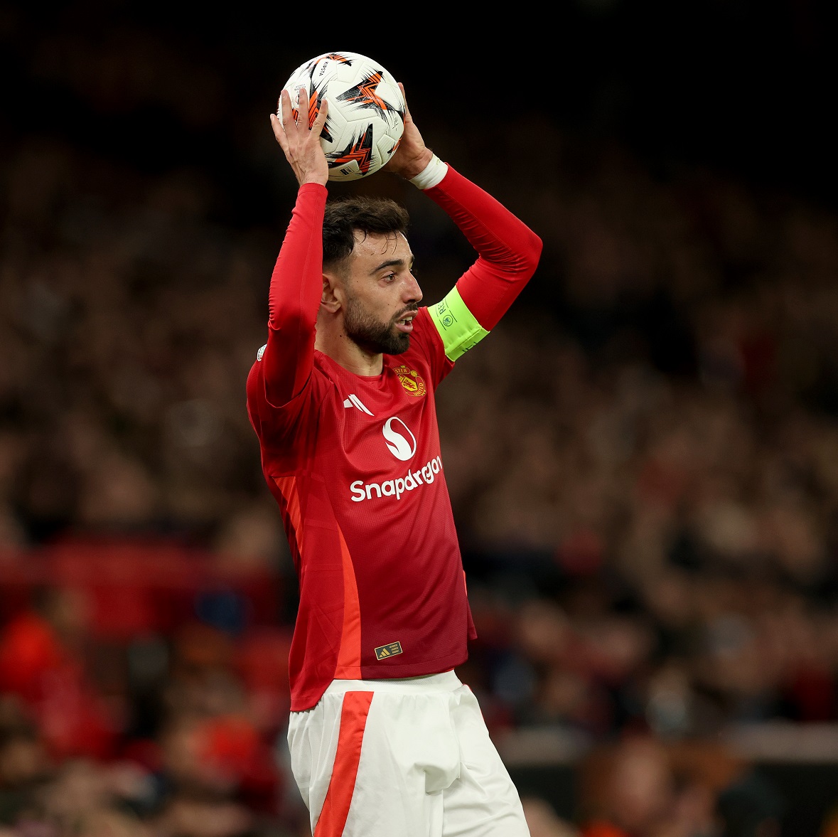 Man United midfielder Bruno Fernandes