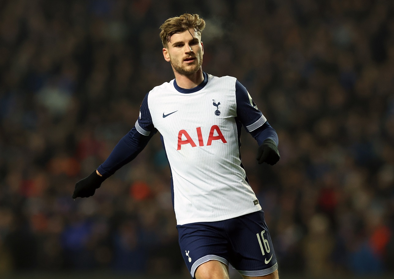 Timo Werner in action for Tottenham