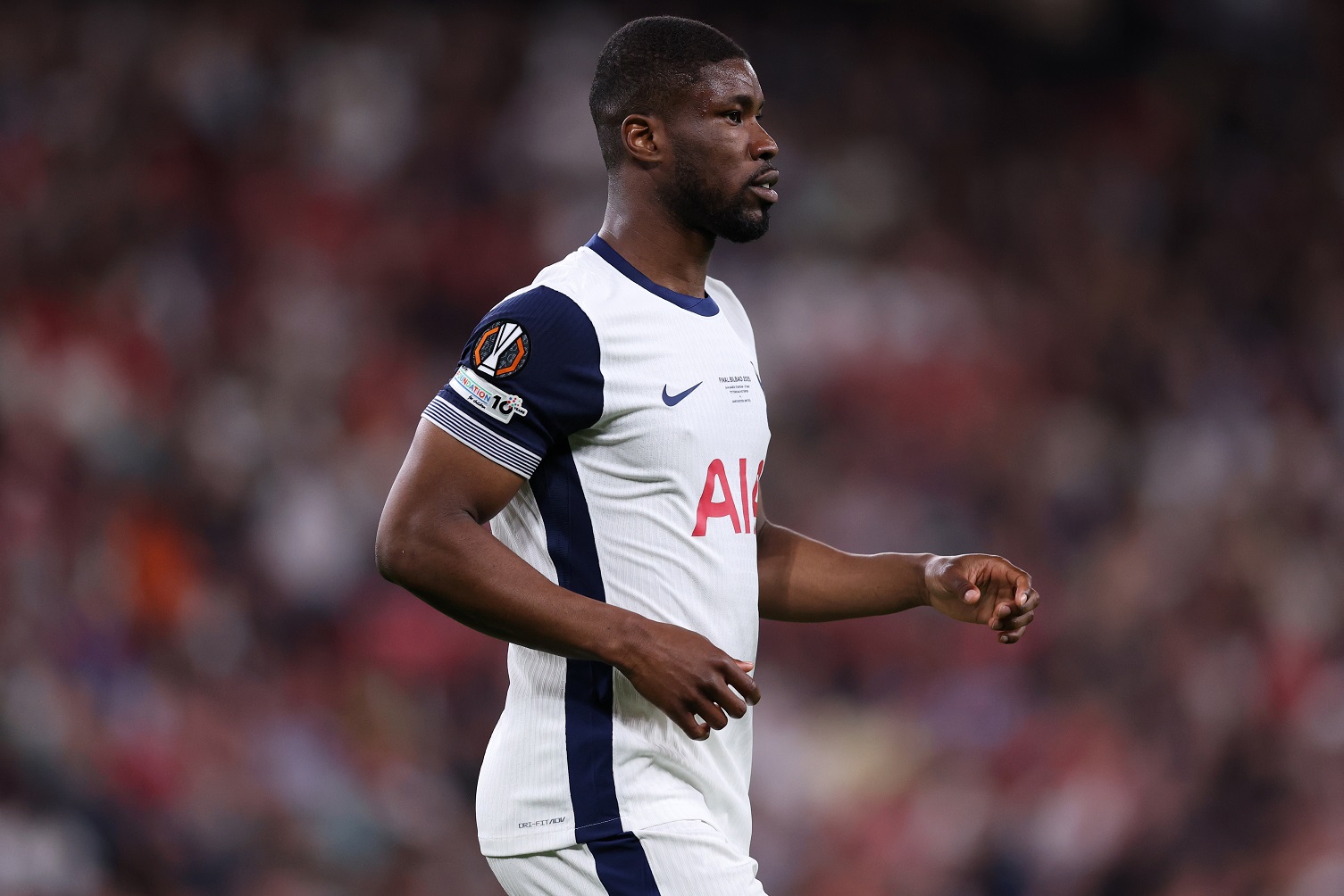 Kevin Danso in action for Tottenham