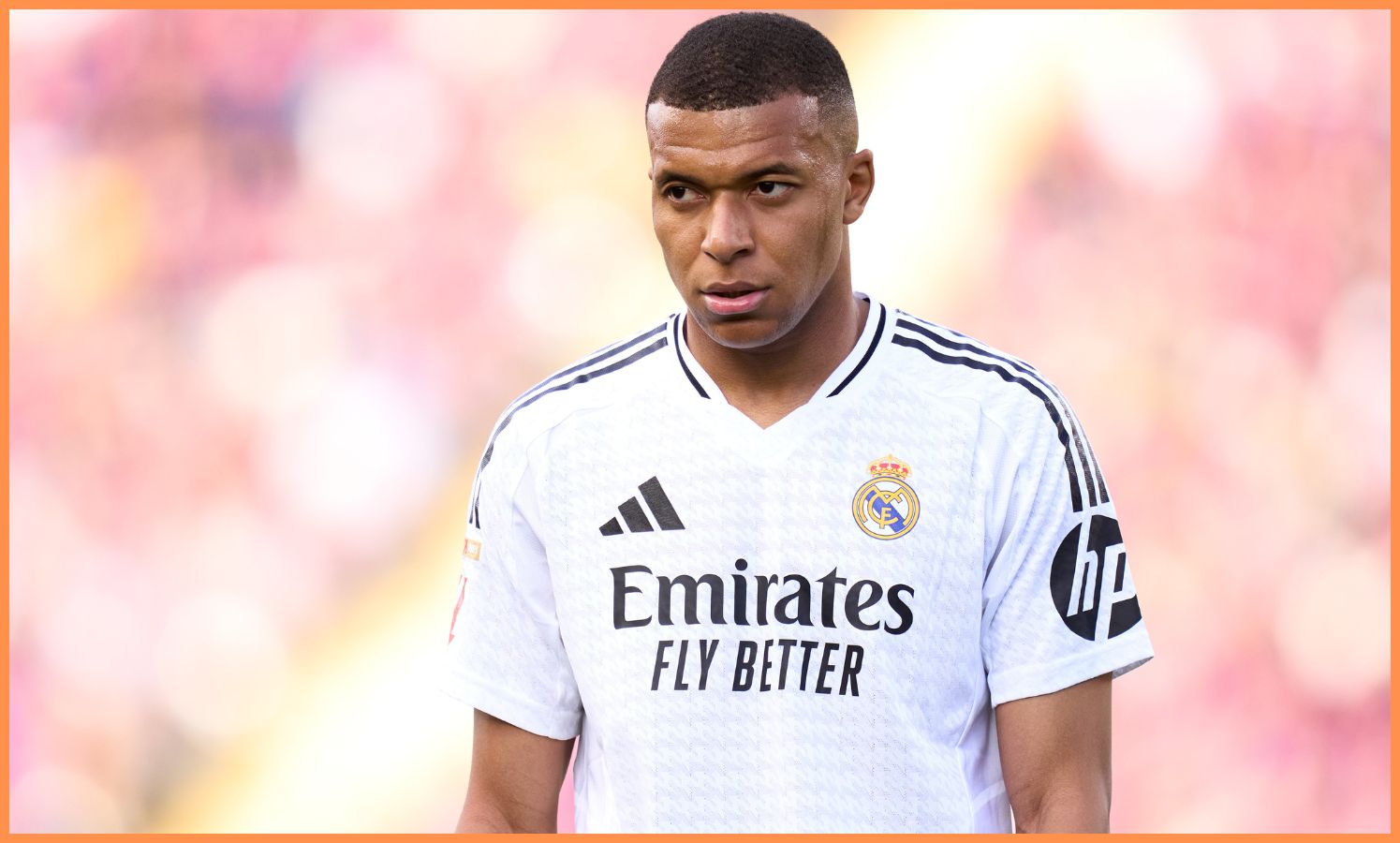 Kylian Mbappe in action for Real Madrid