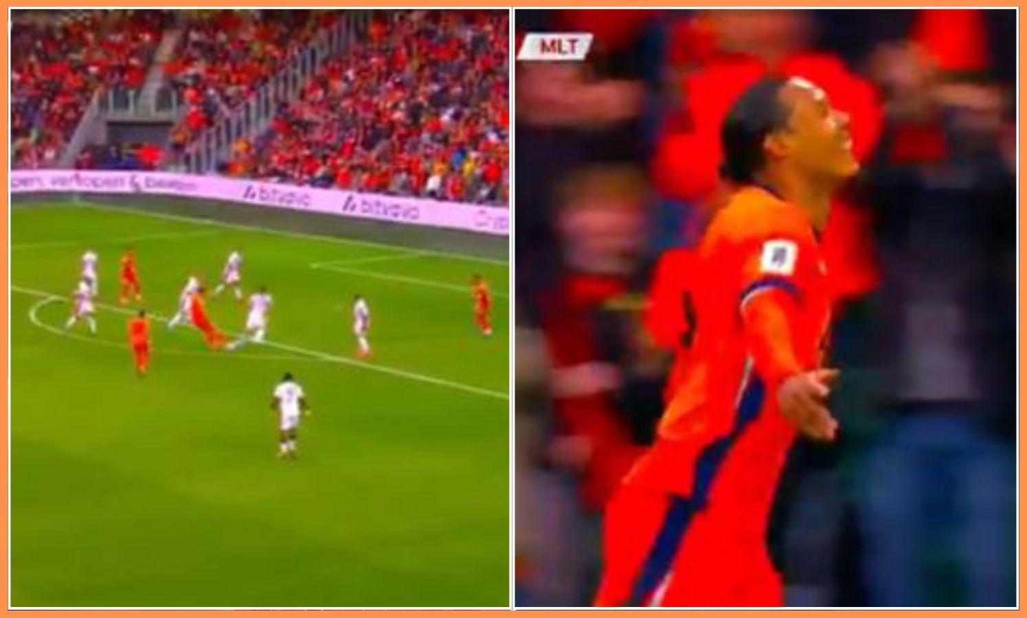 Virgil van Dijk scores and celebrates