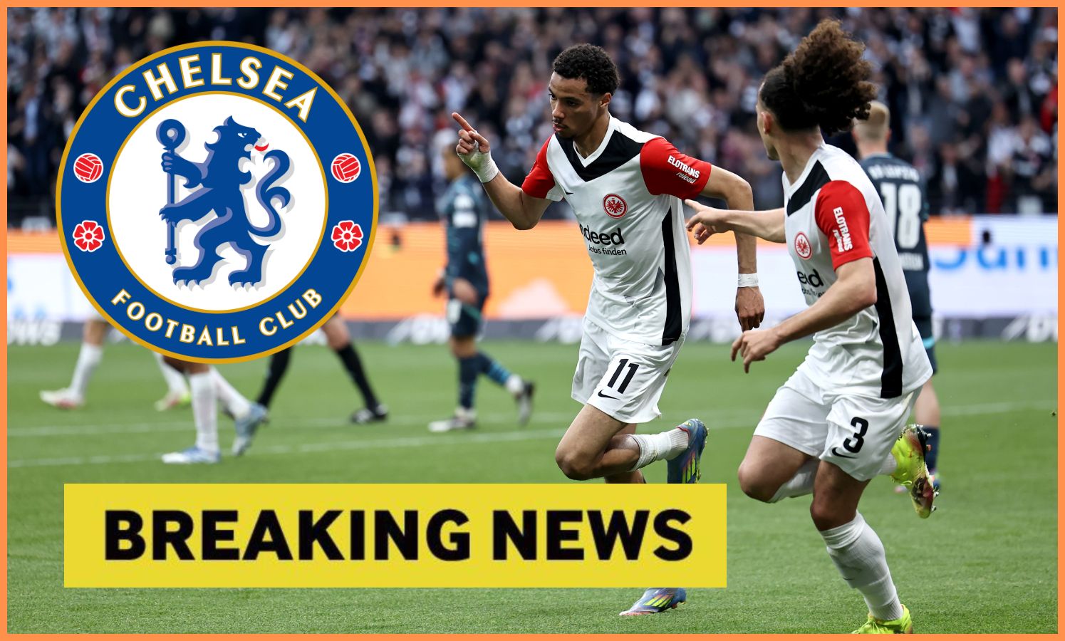 Hugo Ekitike records the arm for Eintracht Frankfurt