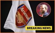Arsenal corner flag and Fabrizio Romano